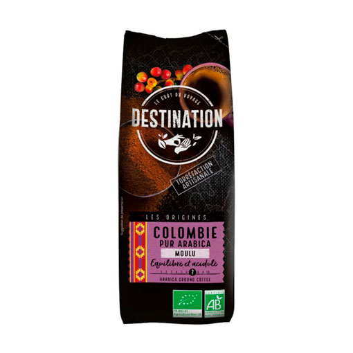 CAFE COLOMBIA 100% ARABICA molido 250gr. BIO